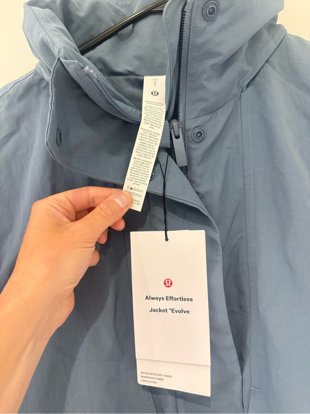 NWT lululemon Always Effortless Jacket *Evolve - Women’s Small - Steel Blue - Picture 9 of 10